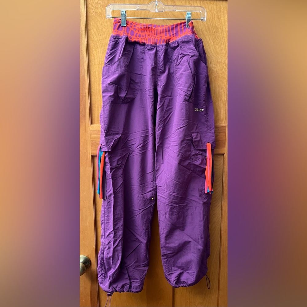 Zumba Classic Cargo Pants- purple size M (Marvelous)
